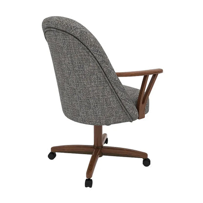 Sedia da Pranzo Caster Finitura Noce