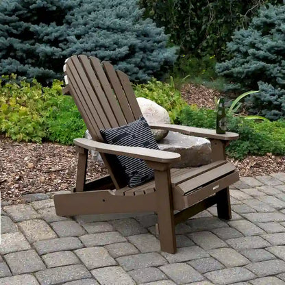 Sedia Adirondack Pieghevole e Reclinabile King-Size HIGHWOOD