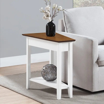 Convenience Concepts Tavolino a cuneo American Heritage con ripiano