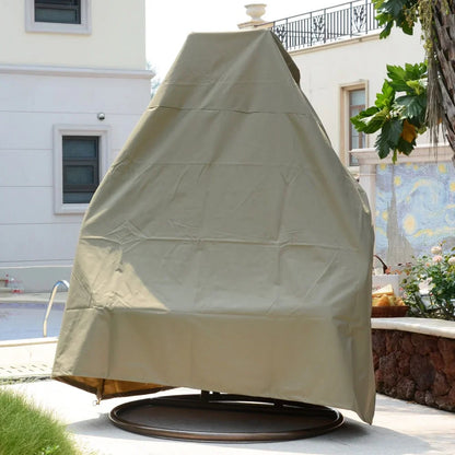 LeisureMod Sedia a Uovo Sospesa per 2 Persone con Supporto - Dondolo Pensile per Esterni/Interni in Rattan Intrecciato con Cuscini