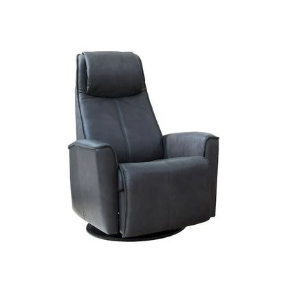 Poltrona reclinabile girevole Fjords Urban Leather
