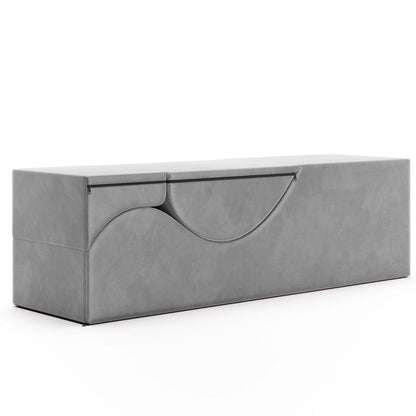 Avana Kami Chaise convertibile / Yoga e Massaggio - Pouf 2 in 1 con sedia a sdraio yoga pieghevole a scomparsa, Microvelvet - N/D