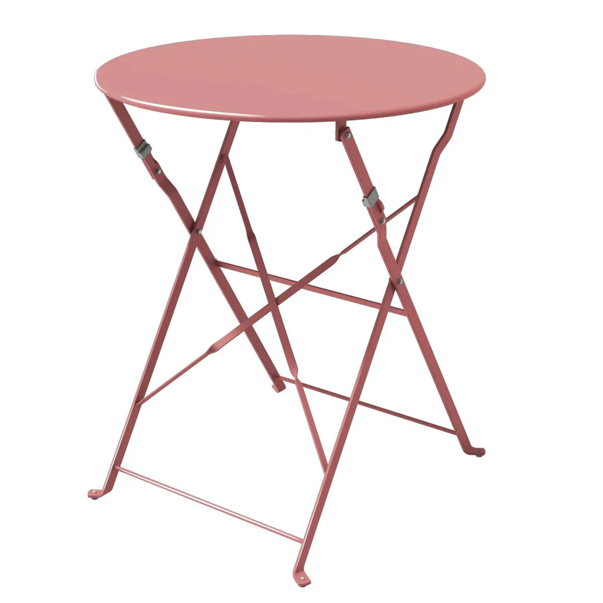 Set bistro pieghevole in metallo da 3 pezzi, set conversazione resistente alle intemperie per esterni/interni, per patio, cortile, giardino