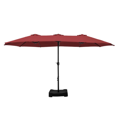 MAISON ARTS Ombrellone Doppio da 4,5 m, Extra Large, per Patio, con Base Inclusa