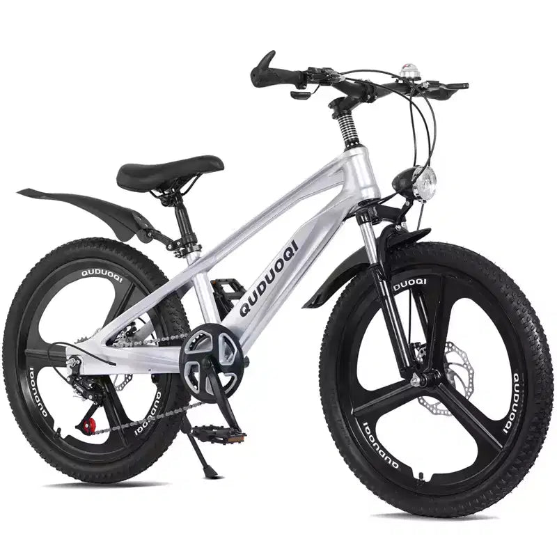 NAYSAYE Bicicletta da montagna per bambini da 20 pollici con trasmissione a 7 velocità e telaio in lega di magnesio per ragazzi e ragazze di età 8-12 anni, 57.09*21.65*29.92