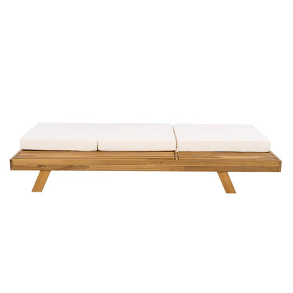 Christopher Knight Home - Michael, set di 2 chaise longue da esterno in acacia