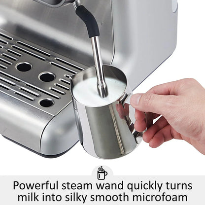 Macchina da caffè espresso, con macinacaffè, serbatoio dell'acqua da 2,8 L