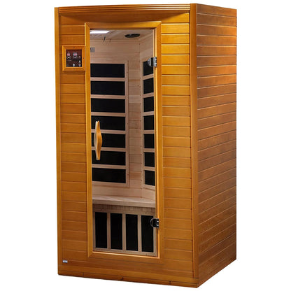 Sauna Infrarossi Lontani a Basso EMF per 2 Persone Andora Dynamic Saunas, Legno di Cicuta Canadese