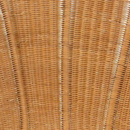 Sedia a forma di fiore Blossom Bohemian Honey Rattan