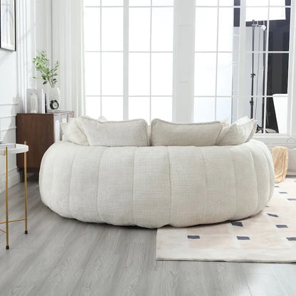 Comodo divano letto matrimoniale Loaf, divano letto oversize con braccioli