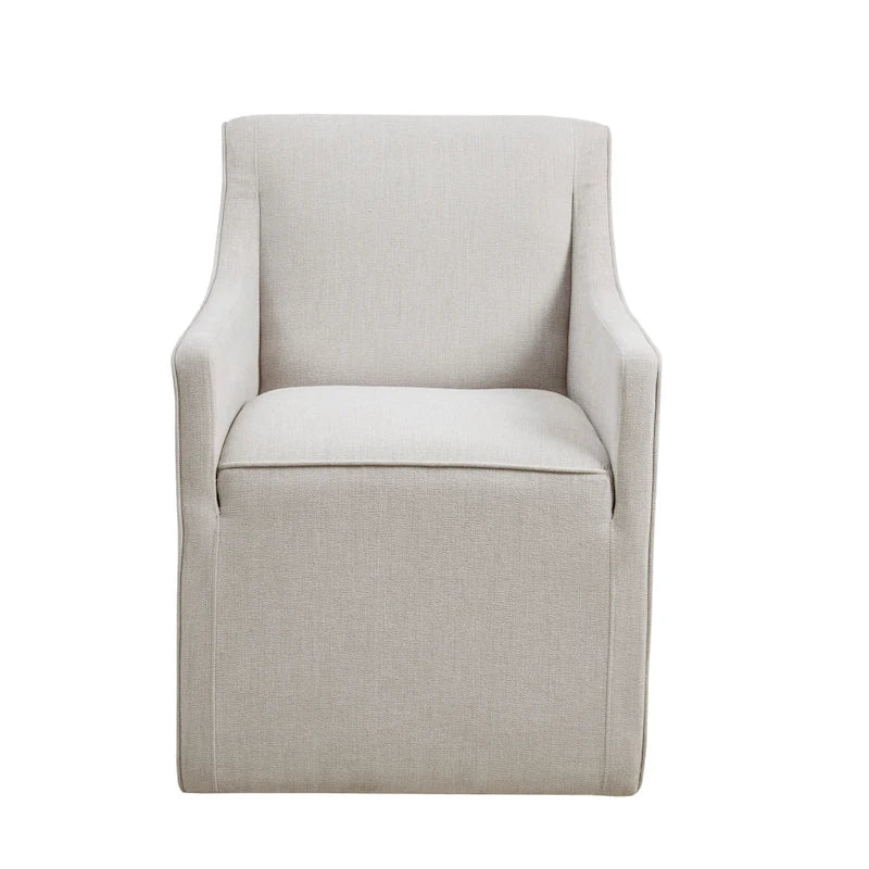 Chaise de salle à manger Charlotte avec roulettes