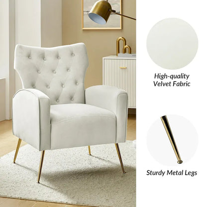 Sedia imbottita Abadiana Accent con base in metallo