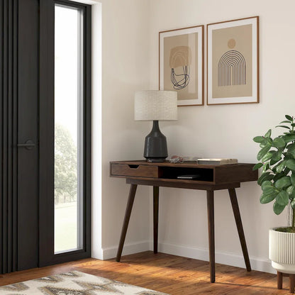Scrivania per computer Bush Furniture Nora 40W con cassetti e ripiani
