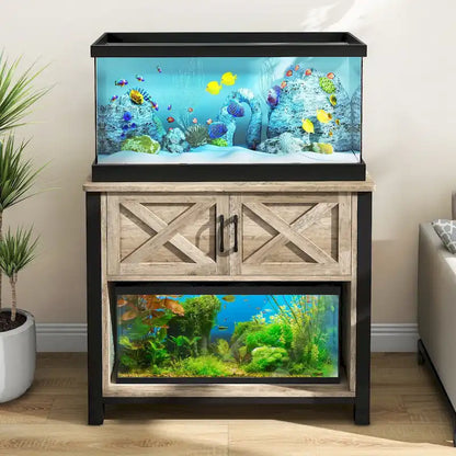 Mobiletto di supporto per acquario da 150-190 litri con prese elettriche