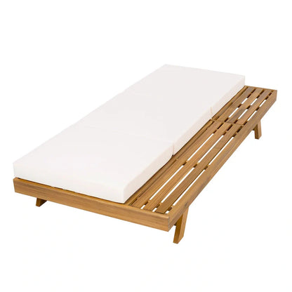 Christopher Knight Home - Michael, set di 2 chaise longue da esterno in acacia