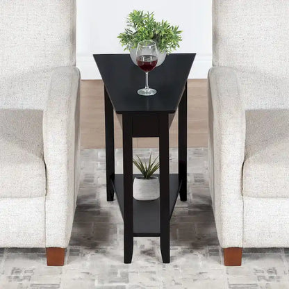 Convenience Concepts Tavolino a cuneo American Heritage con ripiano