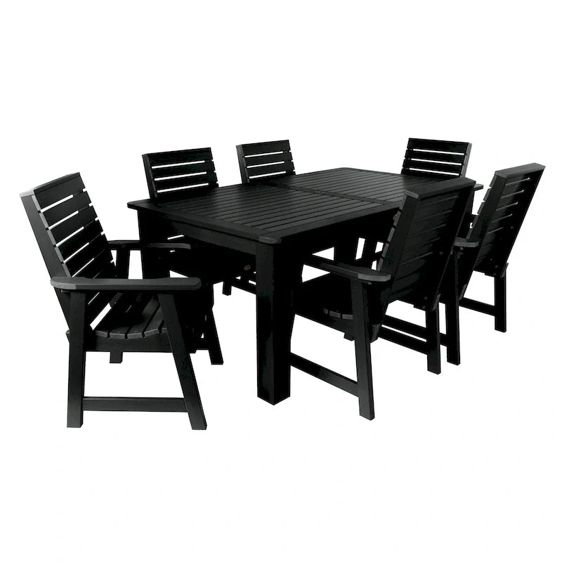 HIGHWOOD PROFESSIONAL Set da pranzo da esterno 7 pezzi 42x72