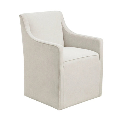 Chaise de salle à manger Charlotte avec roulettes