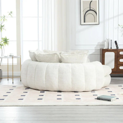 Comodo divano letto matrimoniale Loaf, divano letto oversize con braccioli